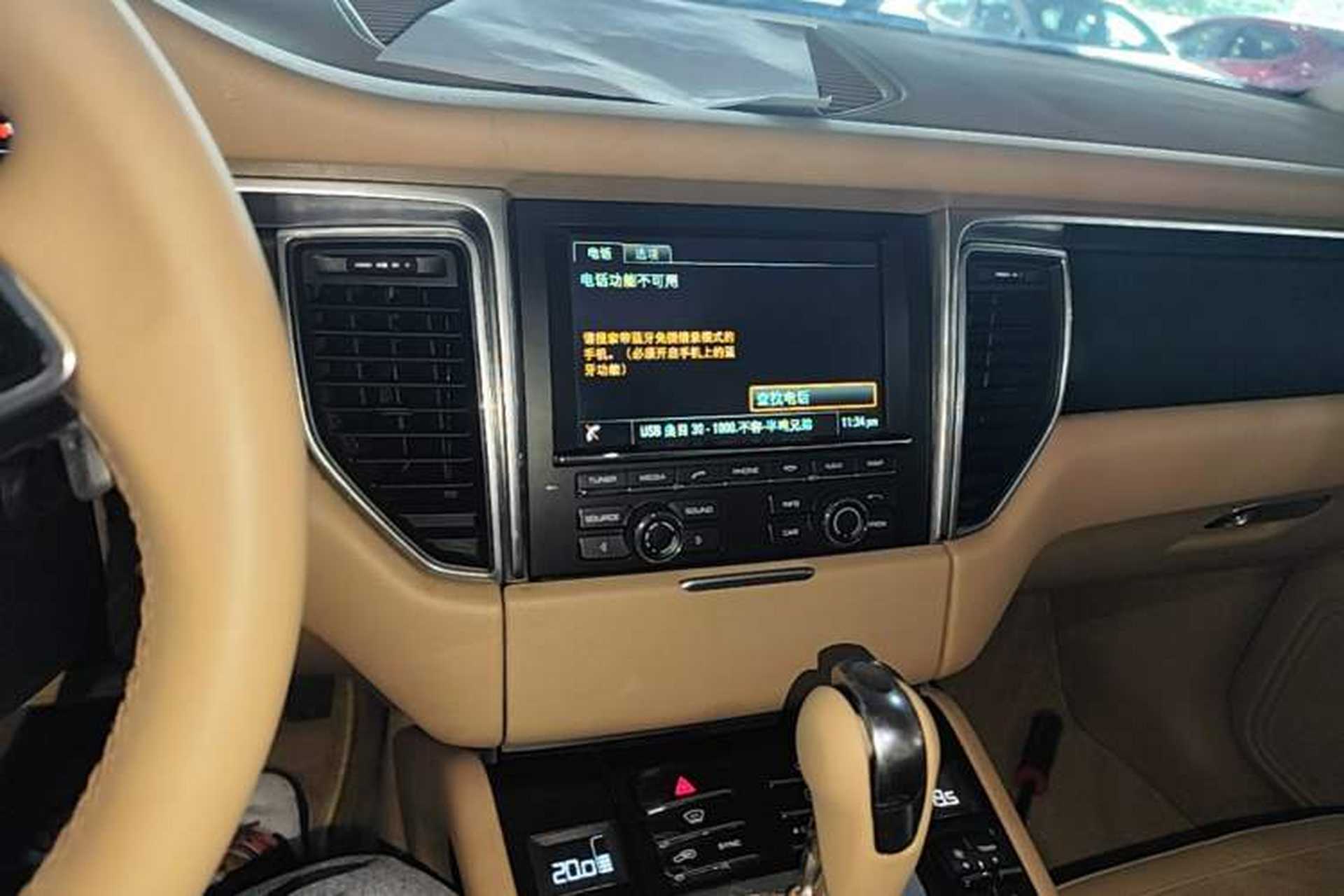 Used Porsche Macan 2014 Macan 2.0T Audio And AC Panel