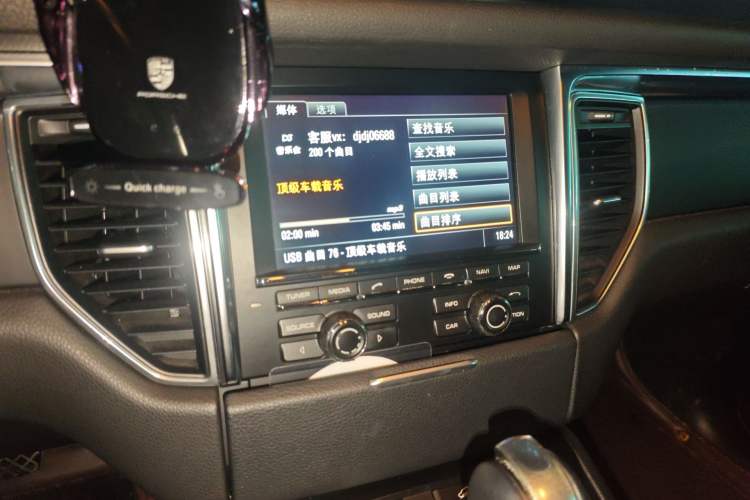 Used Porsche Macan 2014 Macan 2.0T Audio And AC Panel