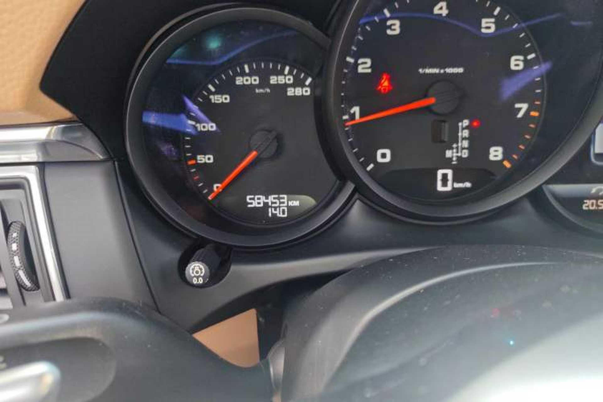 Used Porsche Macan 2014 Macan 2.0T Odometer Close Up