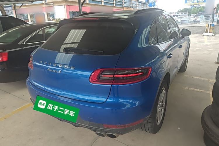 Used Porsche Macan 2016 Macan S 3.0T Rear Right 45 Deg