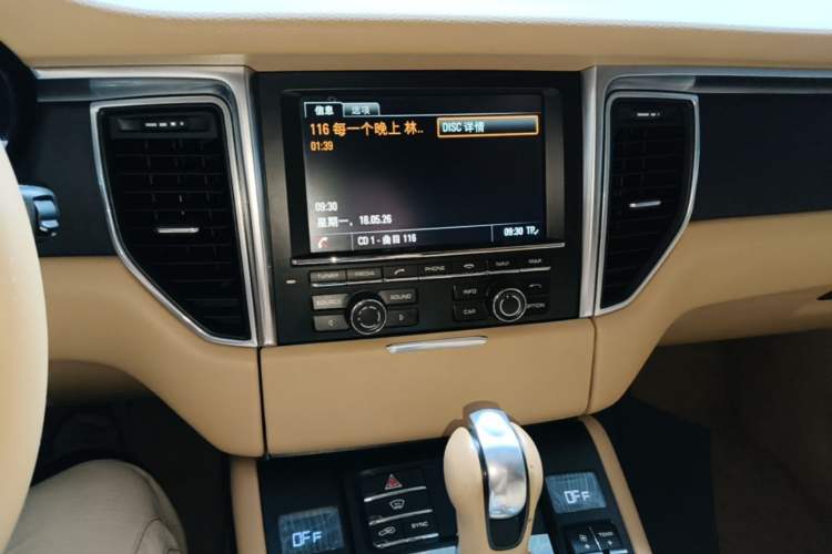 Used Porsche Macan 2016 Macan 2.0T Audio And AC Panel