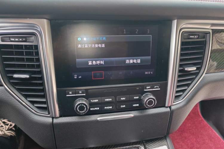 Used Porsche Macan 2016 Macan S 3.0T Audio And AC Panel