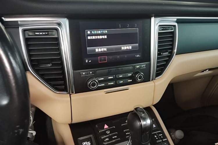 Used Porsche Macan 2017 Macan 2.0T Audio And AC Panel