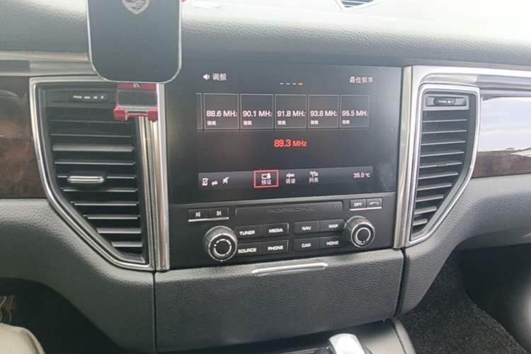 Used Porsche Macan 2017 Macan 2.0T Audio And AC Panel
