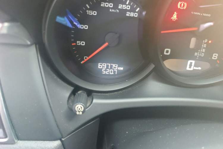 Used Porsche Macan 2017 Macan 2.0T Odometer Close Up