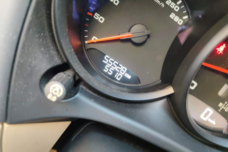 Used Porsche Macan 2017 Macan 2.0T Odometer Close Up