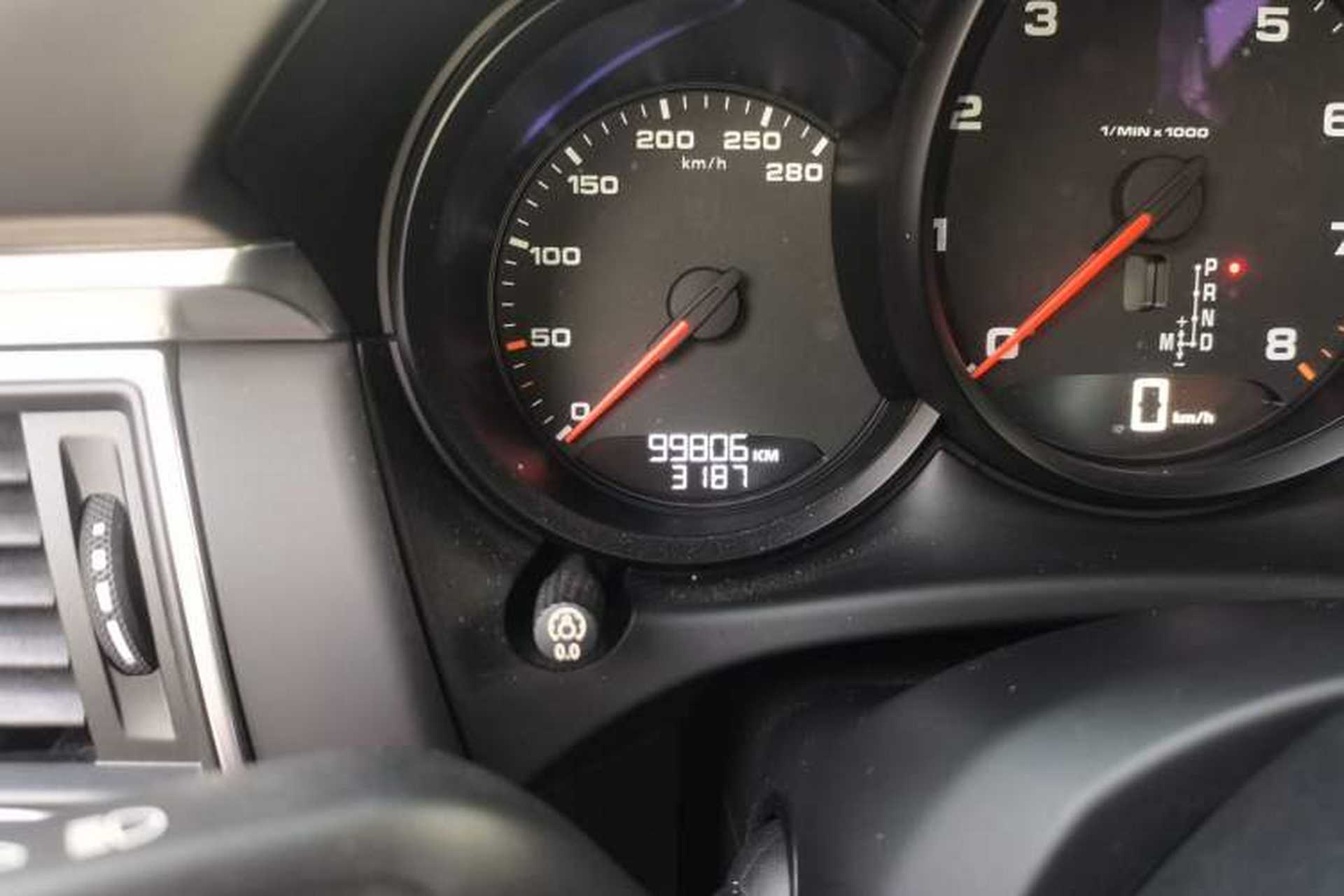 Used Porsche Macan 2017 Macan 2.0T Odometer Close Up