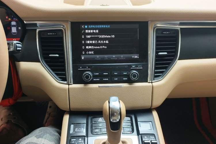 Used Porsche Macan 2017 Macan 2.0T Audio And AC Panel