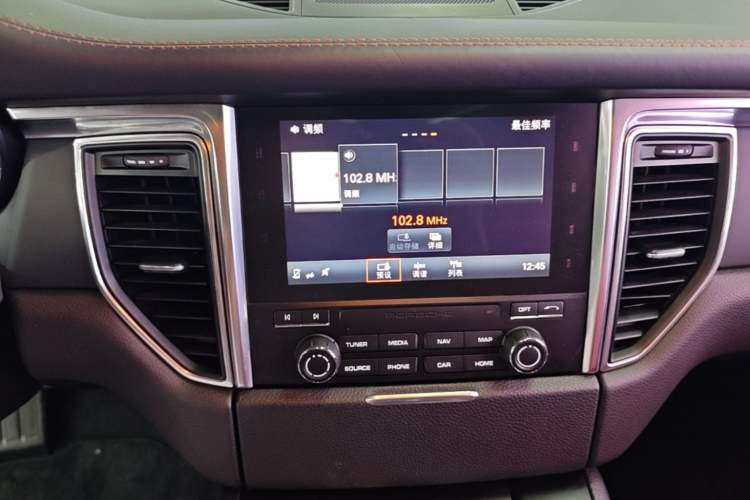 Used Porsche Macan 2017 Macan 2.0T Audio And AC Panel