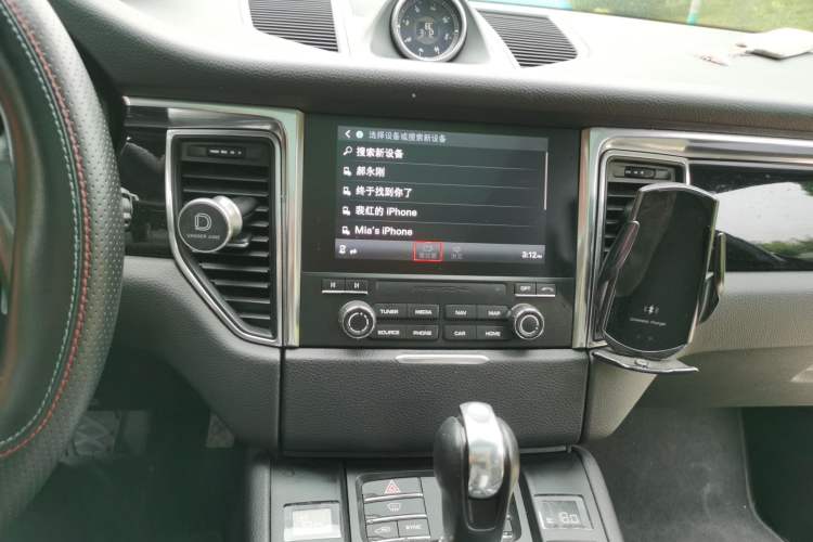 Used Porsche Macan 2017 Macan S 3.0T Audio And AC Panel