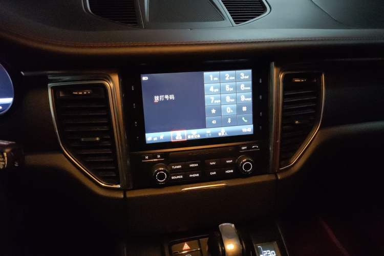Used Porsche Macan 2017 Macan 2.0T Audio And AC Panel