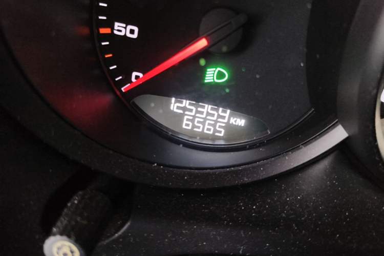 Used Porsche Macan 2017 Macan 2.0T Odometer Close Up
