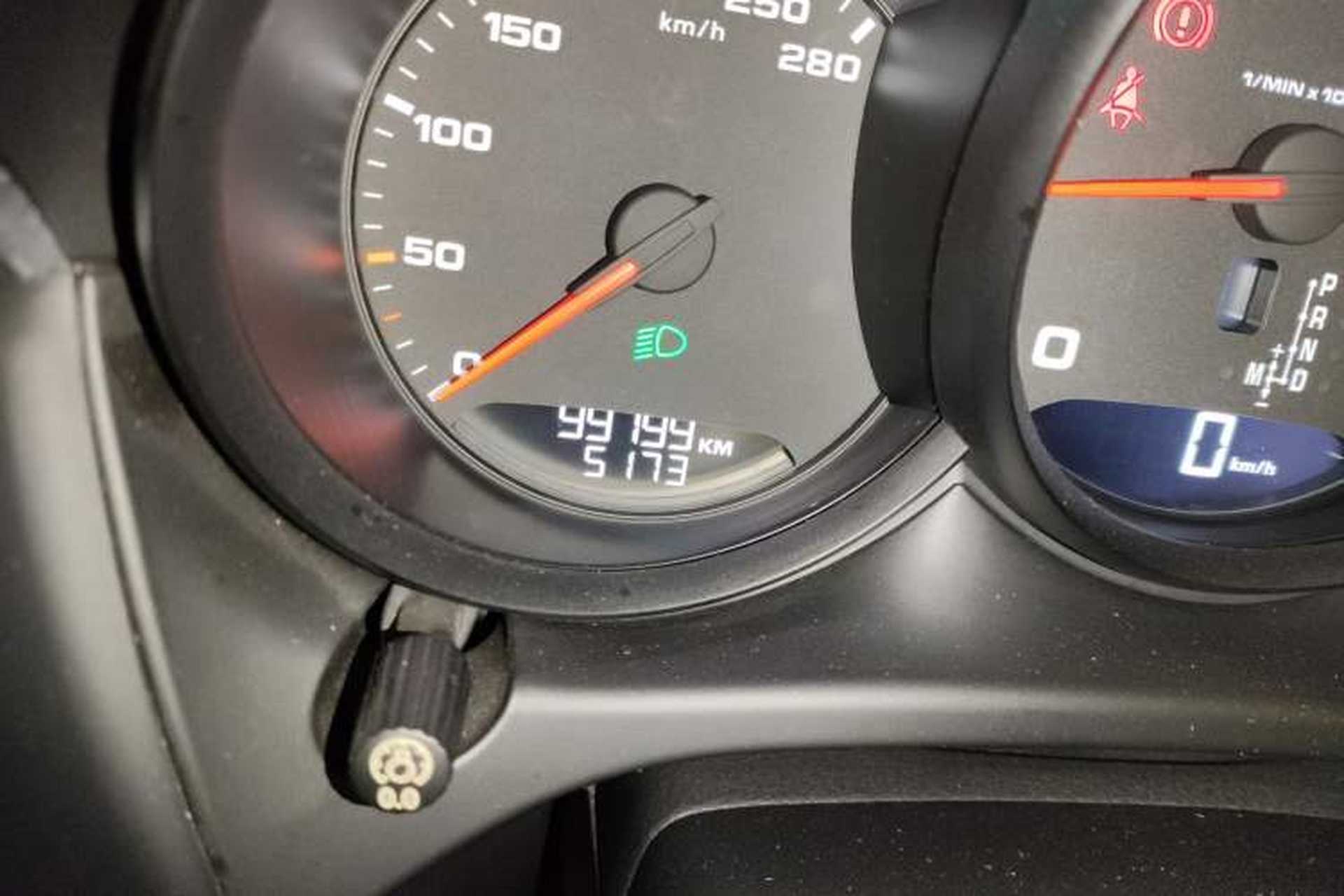 Used Porsche Macan 2017 Macan 2.0T Odometer Close Up
