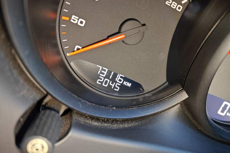 Used Porsche Macan 2017 Macan S 3.0T Odometer Close Up