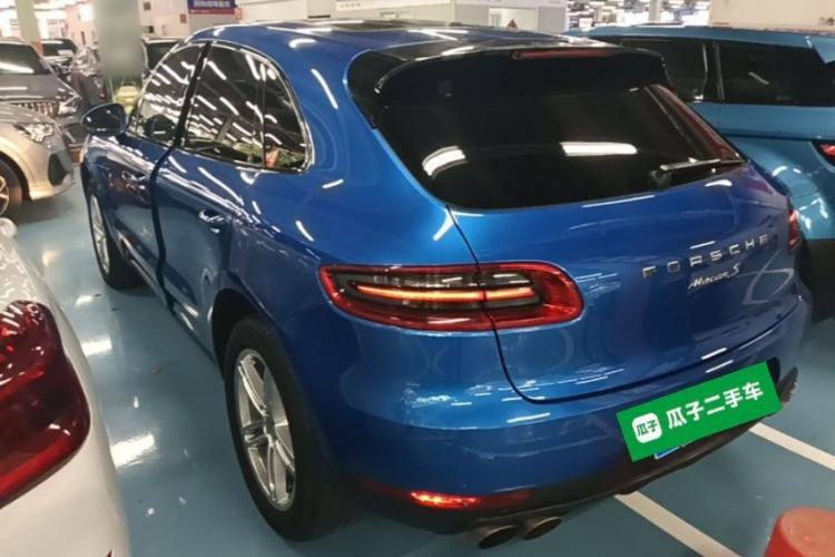 Used Porsche Macan 2017 Macan S 3.0T Rear Left 45 Deg