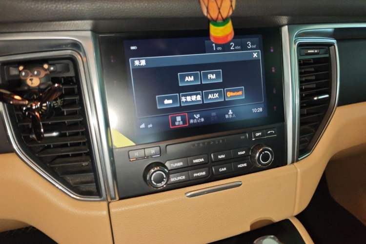 Used Porsche Macan 2017 Macan 2.0T Audio And AC Panel