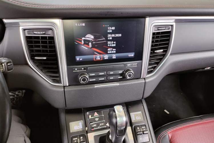 Used Porsche Macan 2017 Macan 2.0T Audio And AC Panel