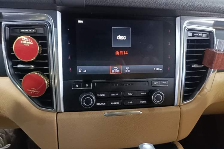 Used Porsche Macan 2017 Macan 2.0T Audio And AC Panel