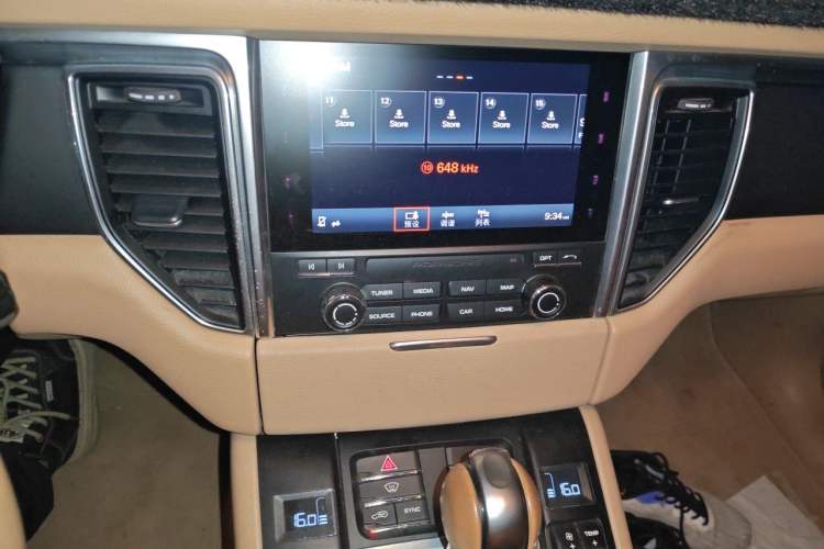 Used Porsche Macan 2017 Macan 2.0T Audio And AC Panel