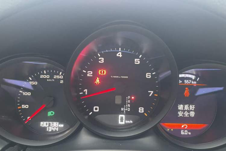 Used Porsche Macan 2017 Macan 2.0T Odometer Close Up