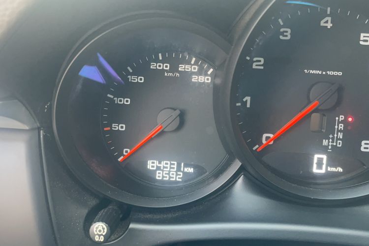 Used Porsche Macan 2017 Macan 2.0T Odometer Close Up