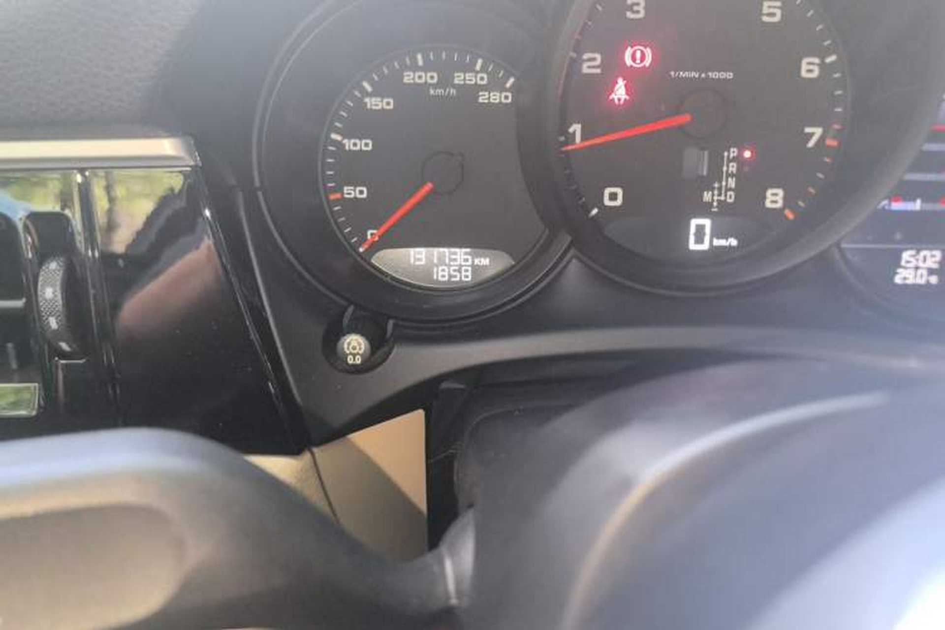 Used Porsche Macan 2017 Macan 2.0T Odometer Close Up