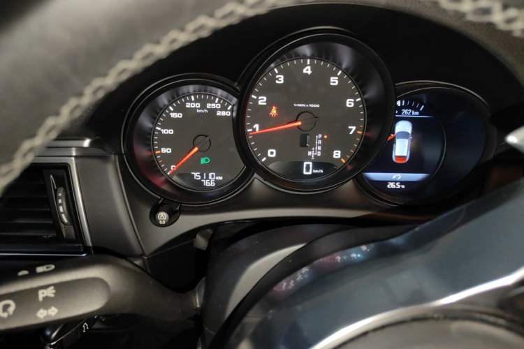 Used Porsche Macan 2017 Macan 2.0T Odometer Close Up