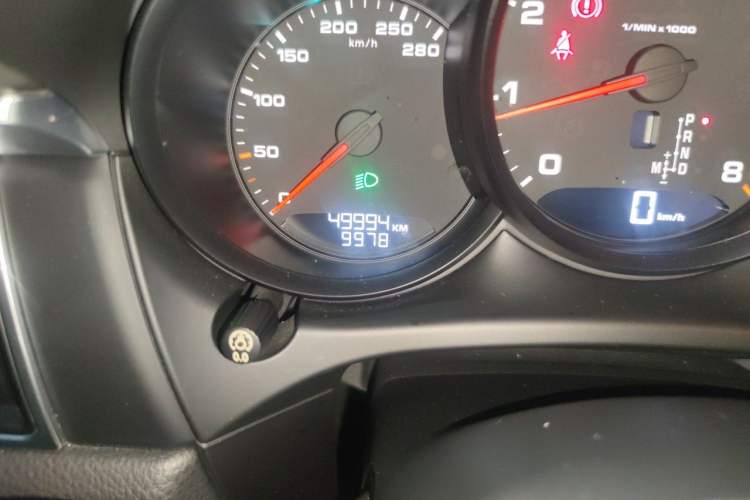 Used Porsche Macan 2017 Macan 2.0T Odometer Close Up