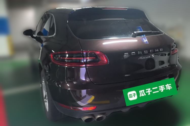 Used Porsche Macan 2017 Macan S 3.0T Rear Left 45 Deg