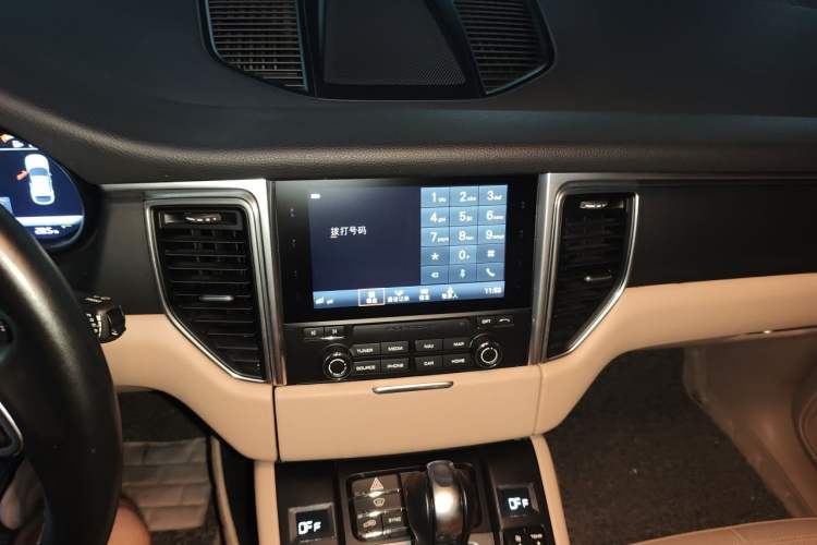 Used Porsche Macan 2017 Macan 2.0T Audio And AC Panel