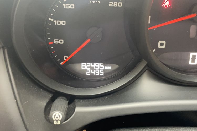 Used Porsche Macan 2017 Macan 2.0T Odometer Close Up