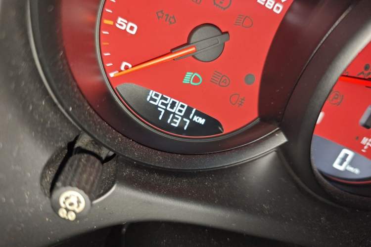 Used Porsche Macan 2017 Macan 2.0T Odometer Close Up