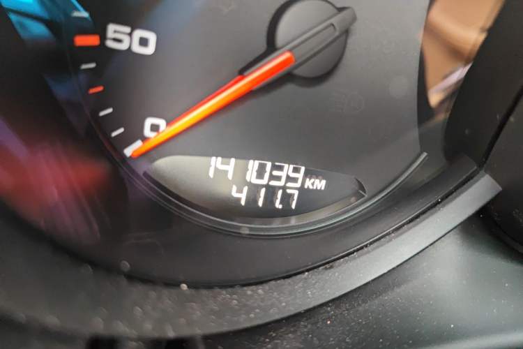 Used Porsche Macan 2017 Macan 2.0T Odometer Close Up