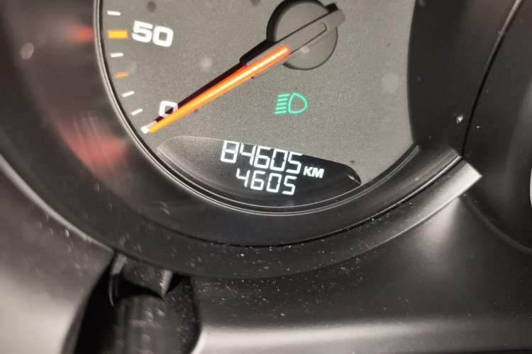 Used Porsche Macan 2017 Macan 2.0T Odometer Close Up
