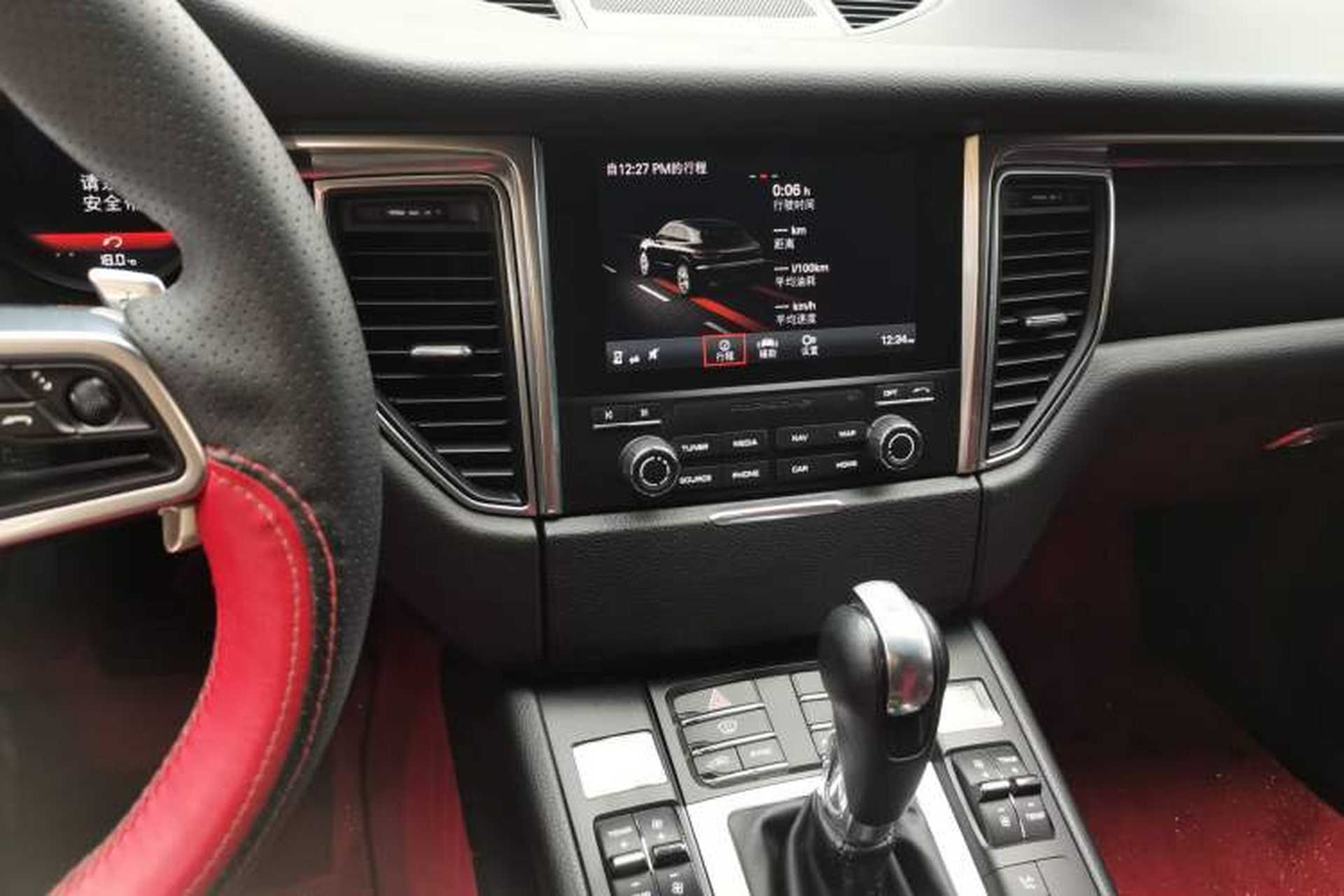 Used Porsche Macan 2017 Macan 2.0T Audio And AC Panel