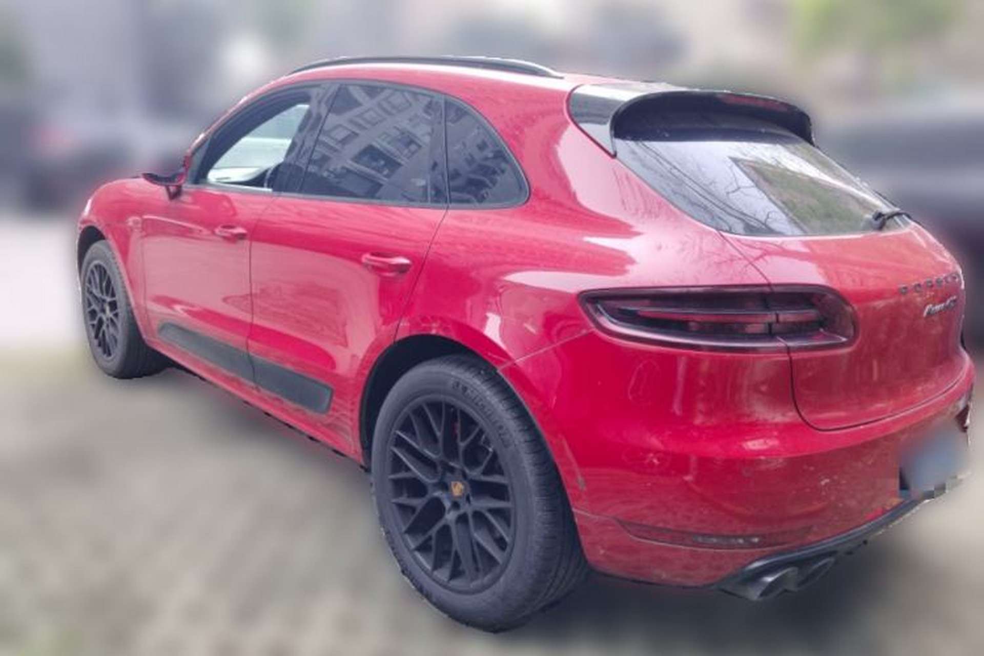 Used Porsche Macan 2017 Macan GTS 3.0T Rear Left 45 Deg