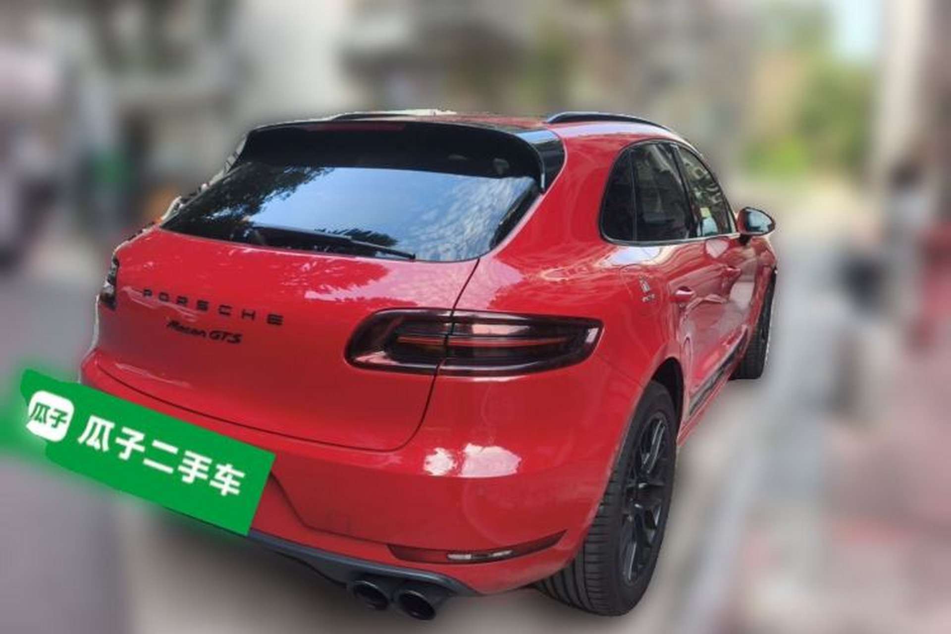 Used Porsche Macan 2017 Macan GTS 3.0T Rear Right 45 Deg