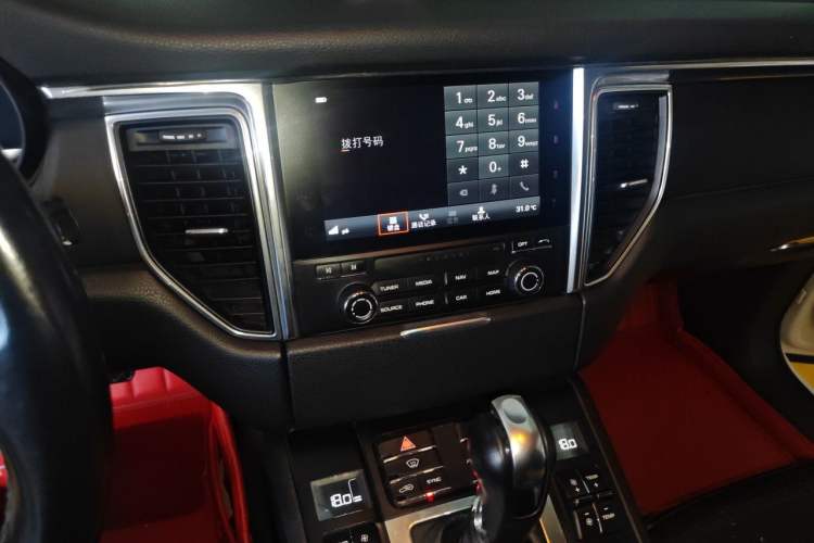 Used Porsche Macan 2017 Macan 2.0T Audio And AC Panel