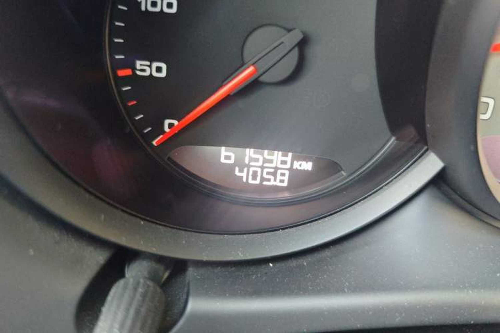 Used Porsche Macan 2017 Macan S 3.0T Odometer Close Up