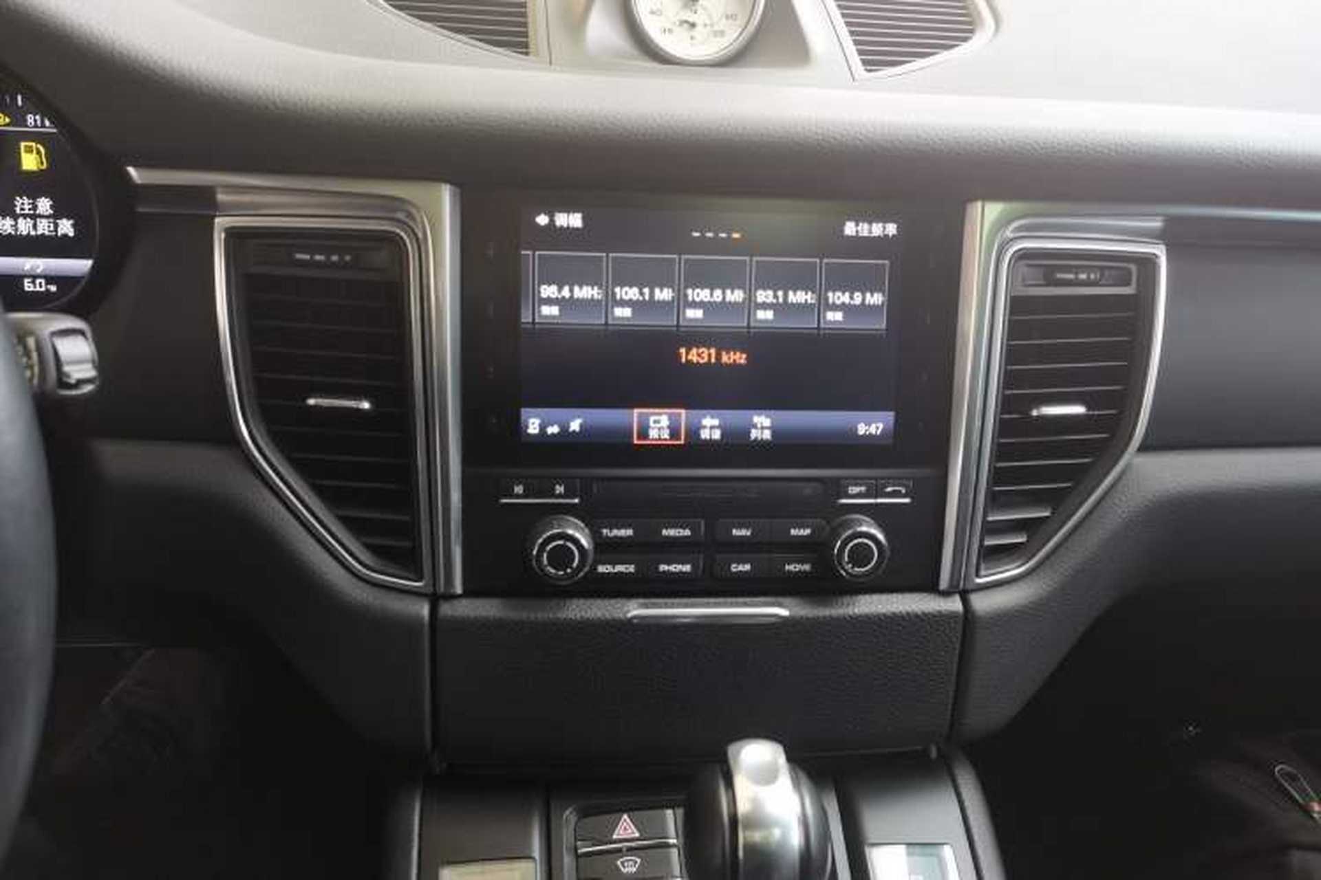 Used Porsche Macan 2017 Macan 2.0T Audio And AC Panel