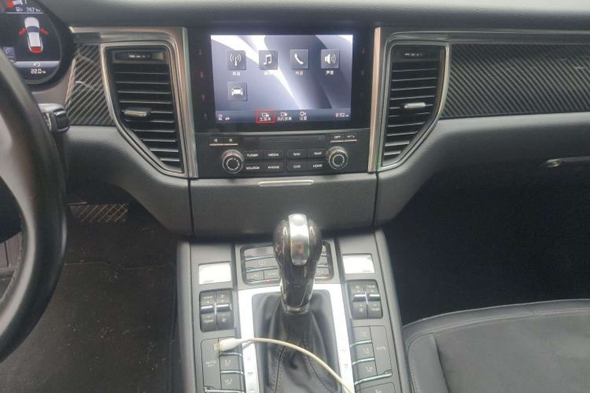 Used Porsche Macan 2017 Macan 2.0T Audio And AC Panel