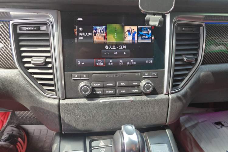 Used Porsche Macan 2017 Macan S 3.0T Audio And AC Panel