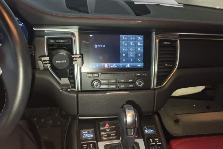 Used Porsche Macan 2017 Macan 2.0T Audio And AC Panel