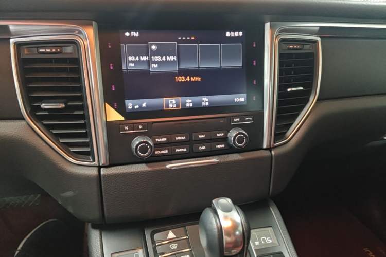 Used Porsche Macan 2017 Macan 2.0T Audio And AC Panel