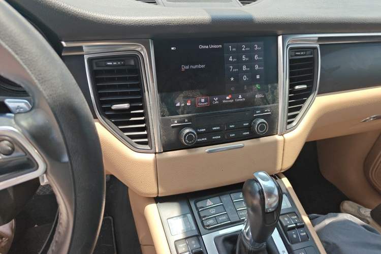 Used Porsche Macan 2017 Macan 2.0T Audio And AC Panel