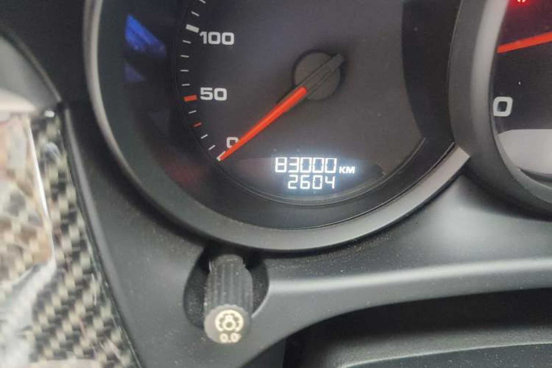 Used Porsche Macan 2017 Macan 2.0T Odometer Close Up