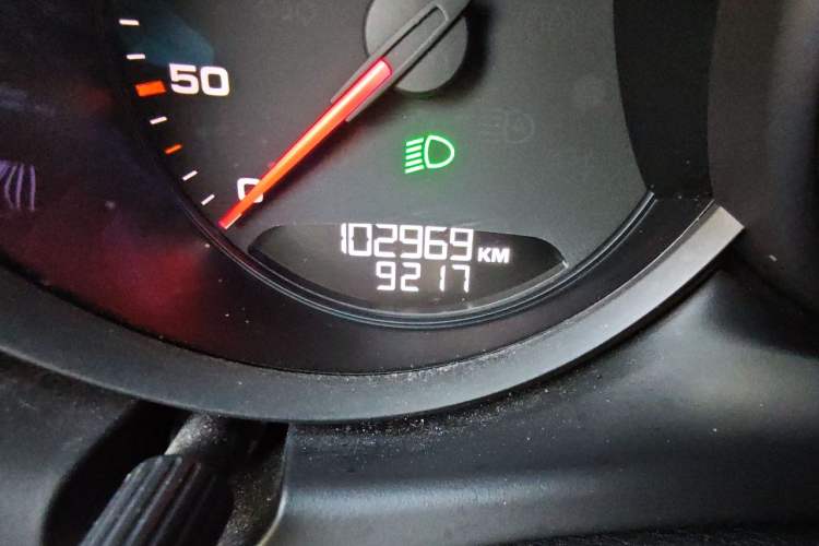 Used Porsche Macan 2017 Macan 2.0T Odometer Close Up