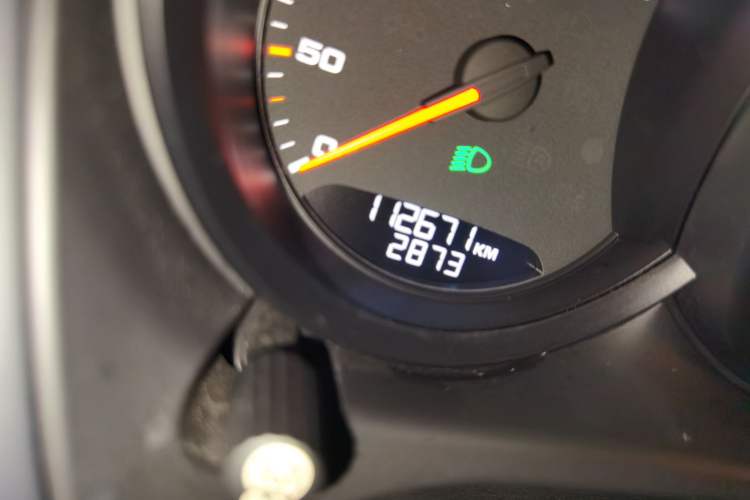 Used Porsche Macan 2017 Macan 2.0T Odometer Close Up