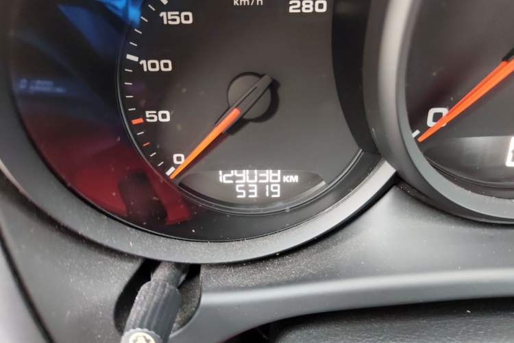 Used Porsche Macan 2017 Macan 2.0T Odometer Close Up
