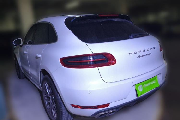 Used Porsche Macan 2017 Macan Turbo 3.6T Rear Left 45 Deg